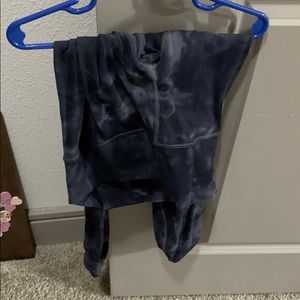 Black space grey dye leggings